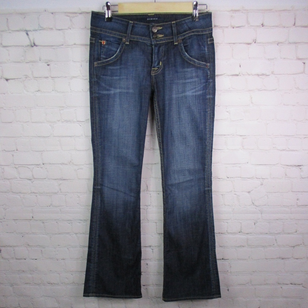 Hudson Signature Dark Wash Bootcut Jeans